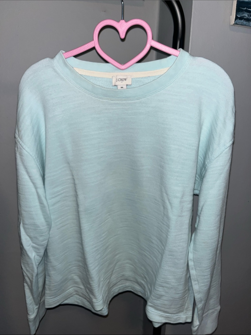 J. Crew Soft Mint Green top size m
